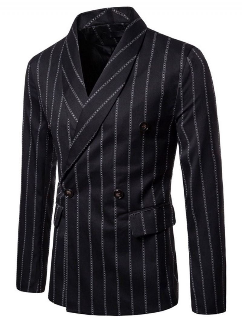 Tulosta Casual Stripe Leisure Blazer