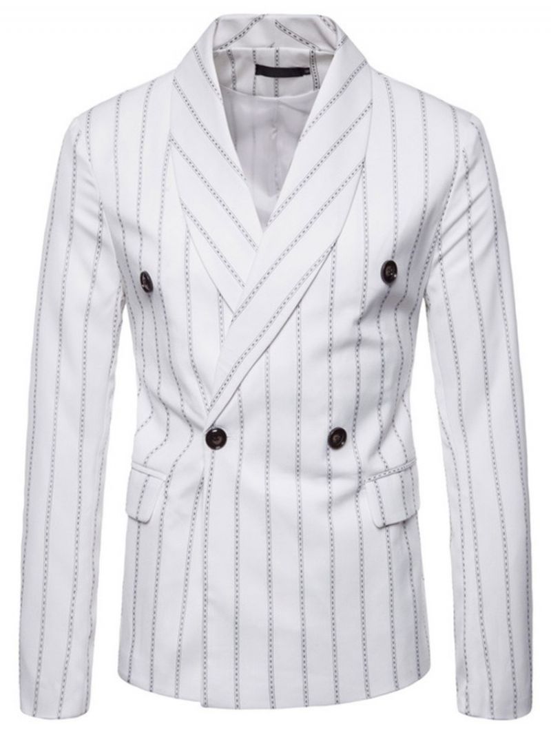 Tulosta Casual Stripe Leisure Blazer