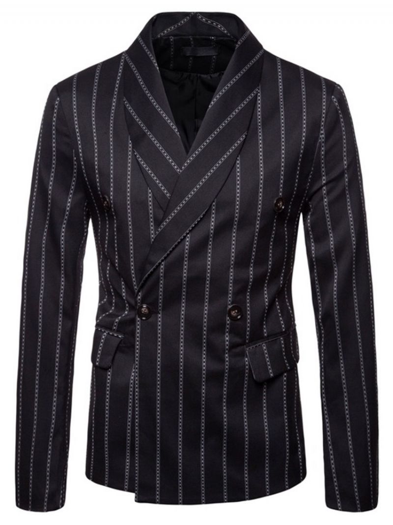 Tulosta Casual Stripe Leisure Blazer