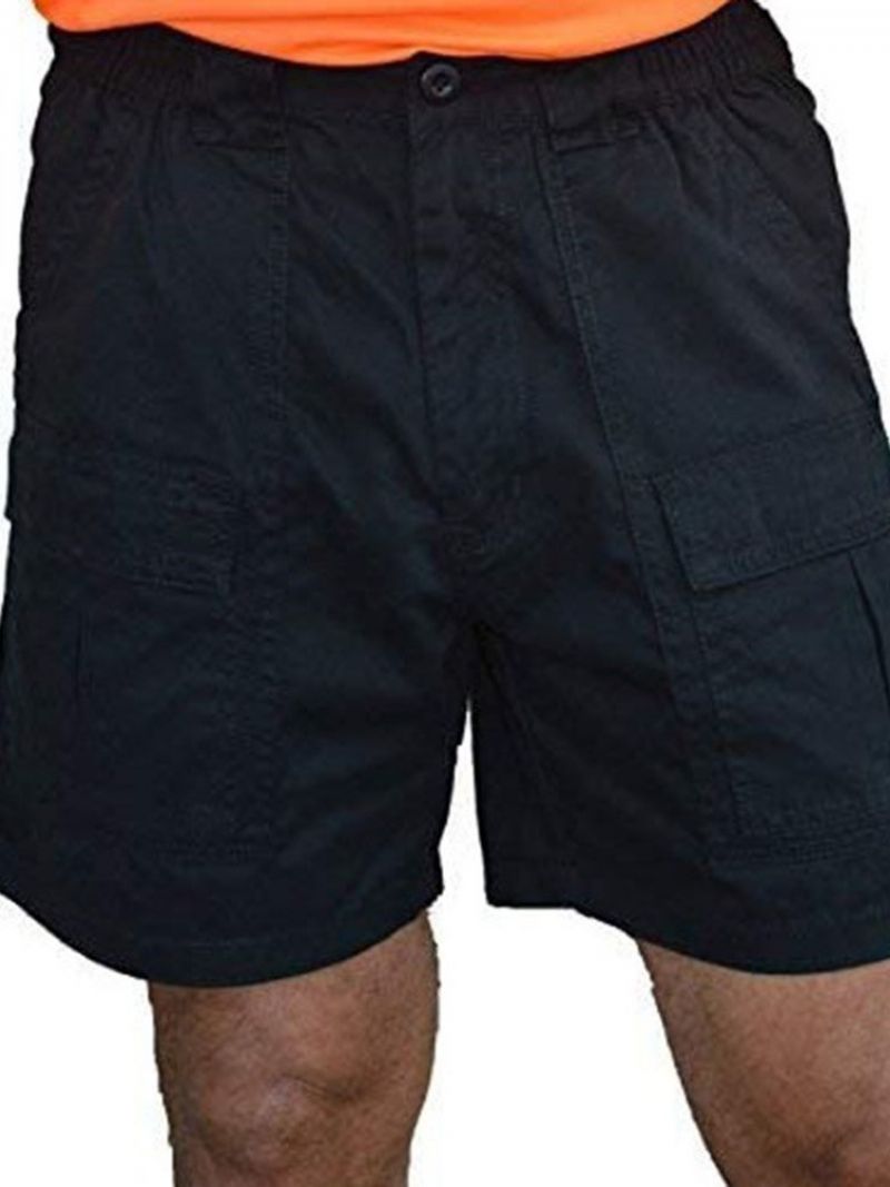 Suorat Taskut Miesten Rennot Vetoketjulliset Shortsit