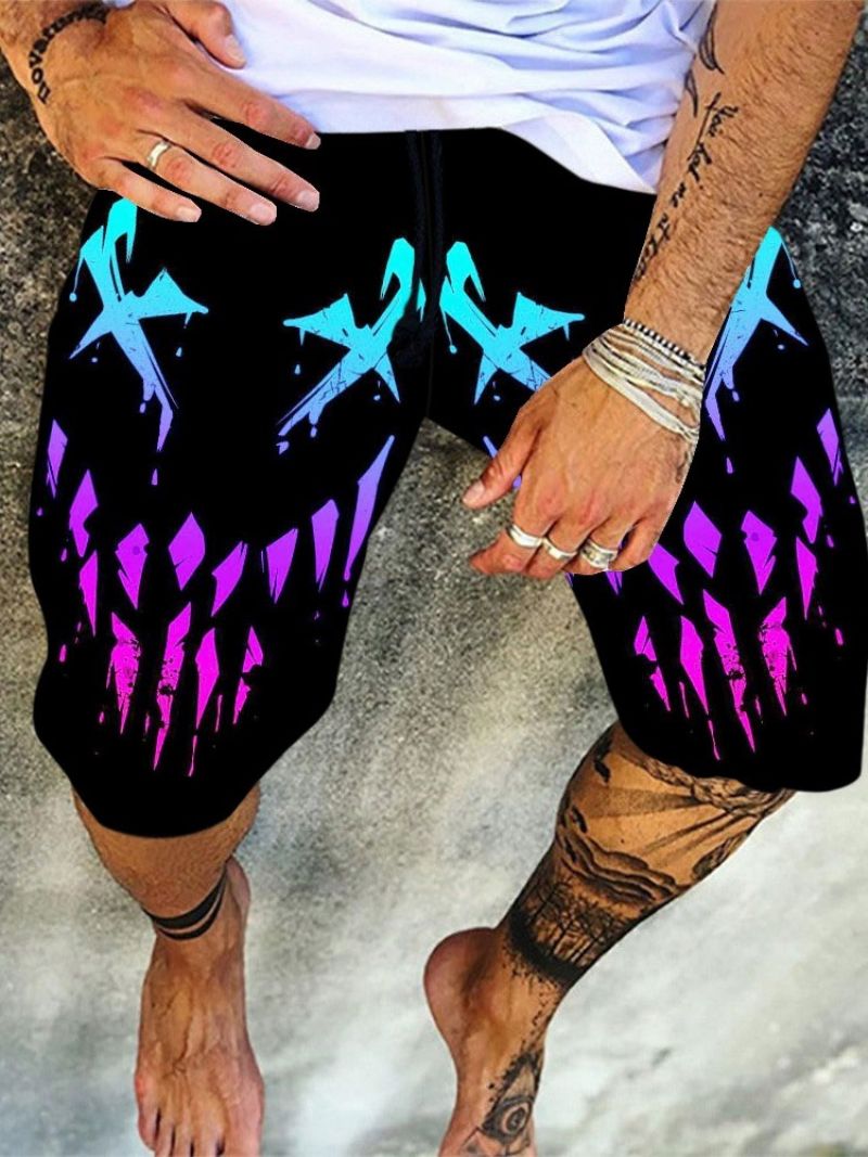 Tiktok Straight Print Casual Summer Casual Pants