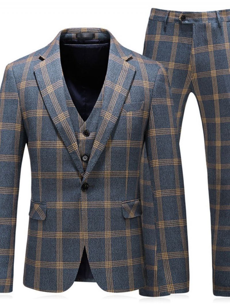 Blazer Button One Button Miesten Mekkopuku