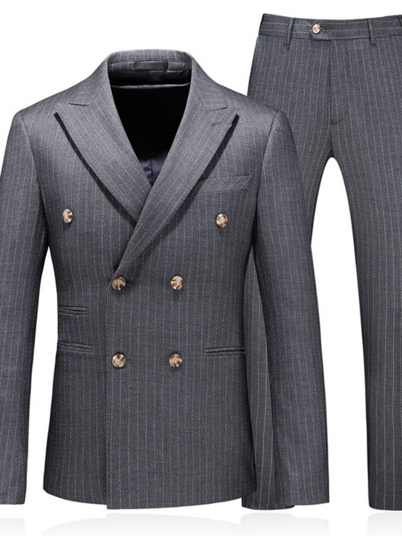 Blazer Kaksirivinen Stripe Mekkopuku