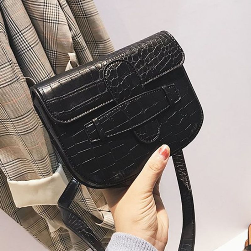 Alligator Thread Pu-Satula Crossbody Bag