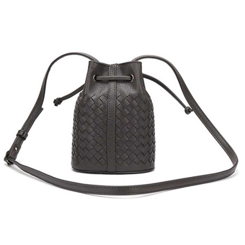 Bucket Shape Neulottu Mini Crossbody-Laukku