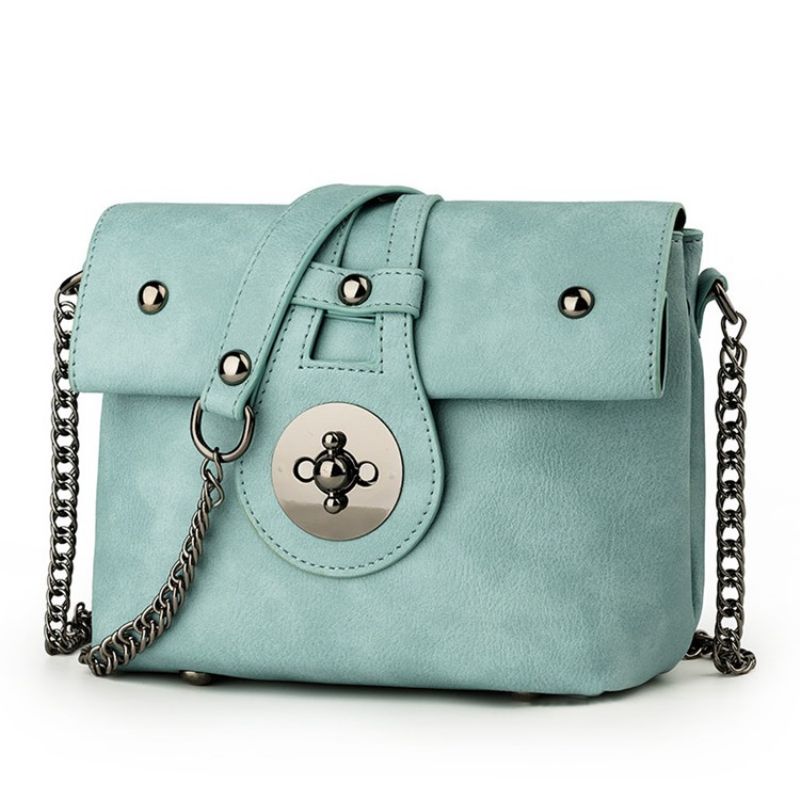 Erircdress Candy Color Latch Mini Crossbody Laukku