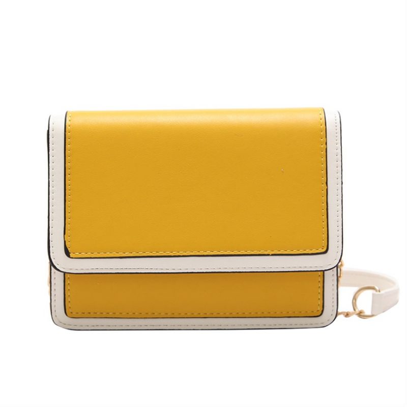 Fresh Style Color Block Crossbody Laukku