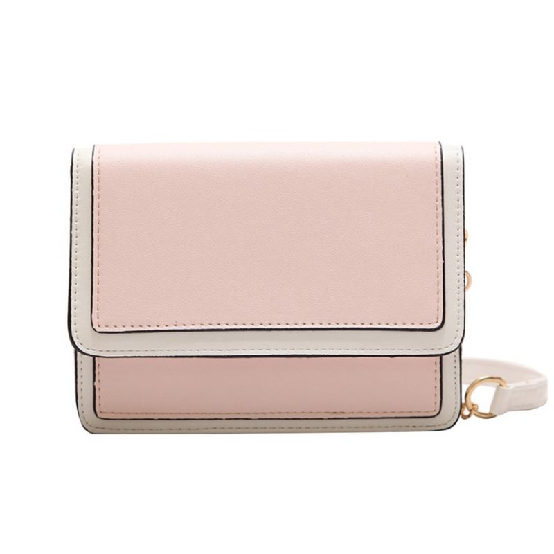 Fresh Style Color Block Crossbody Laukku