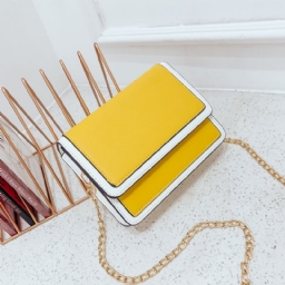 Fresh Style Color Block Crossbody Laukku