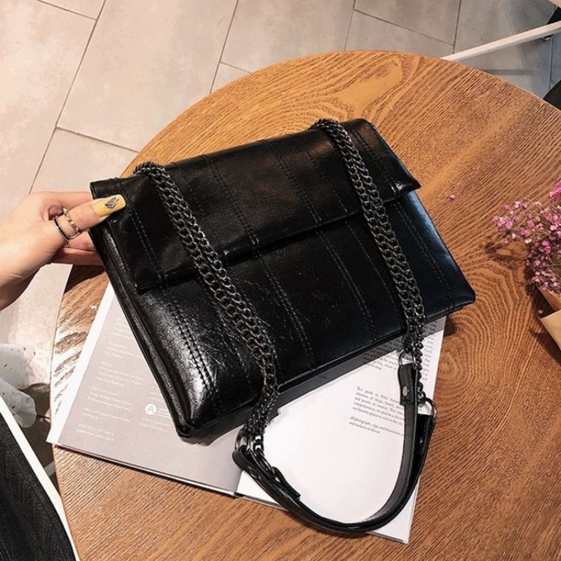 Ketju Suorakulmio Crossbody Laukut