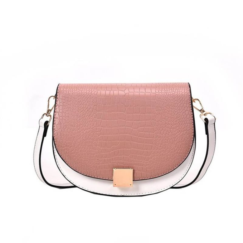 Kierre Pu-Satula Kaksivärinen Crossbody-Laukku