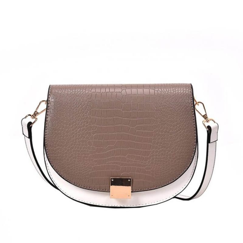 Kierre Pu-Satula Kaksivärinen Crossbody-Laukku