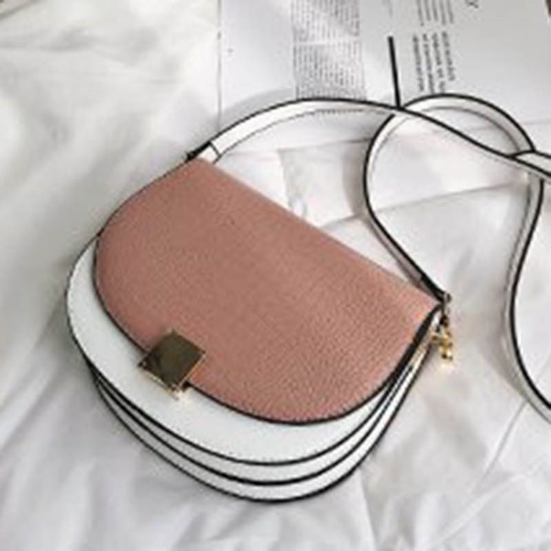 Kierre Pu-Satula Kaksivärinen Crossbody-Laukku