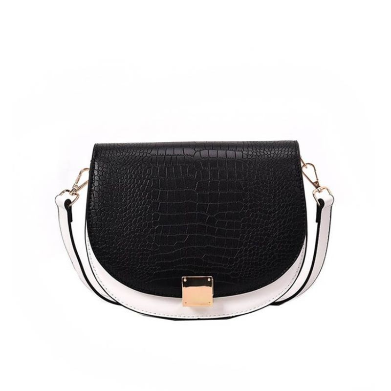 Kierre Pu-Satula Kaksivärinen Crossbody-Laukku