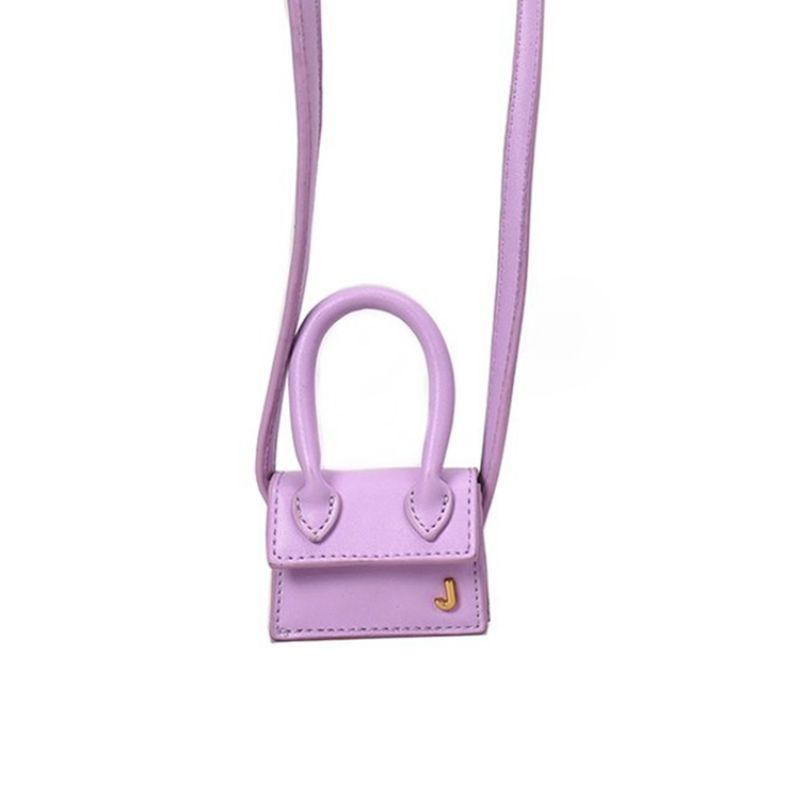 Mini Plain Square Crossbody Laukku