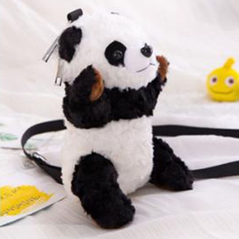 Nylon Panda Crossbody Laukut