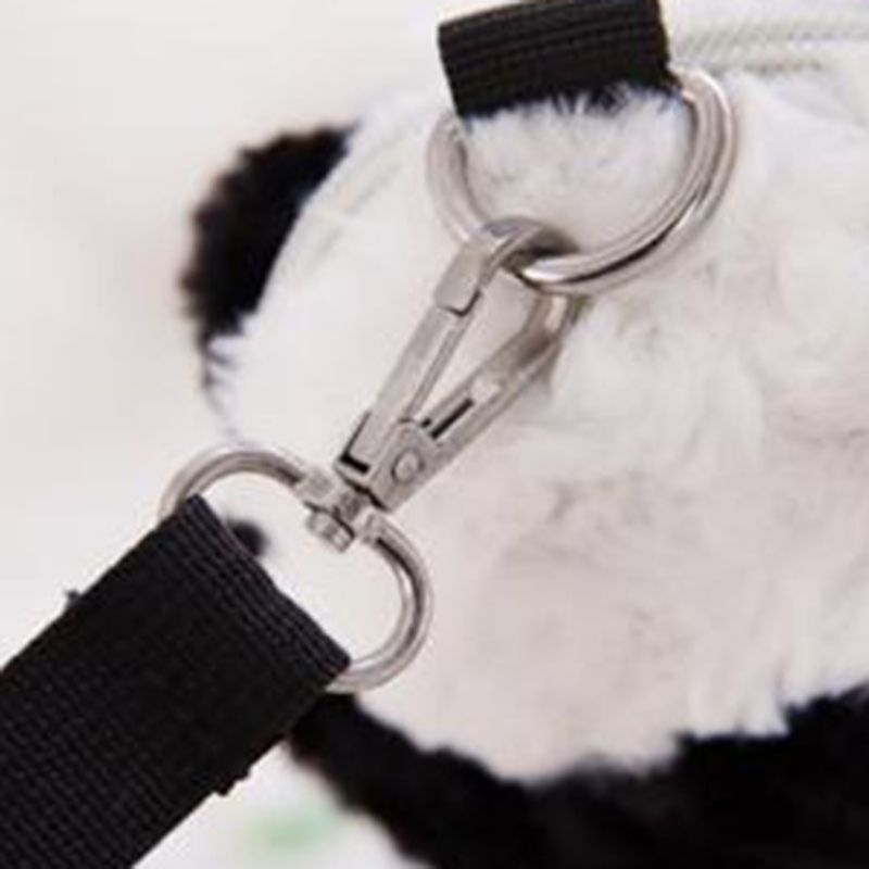 Nylon Panda Crossbody Laukut