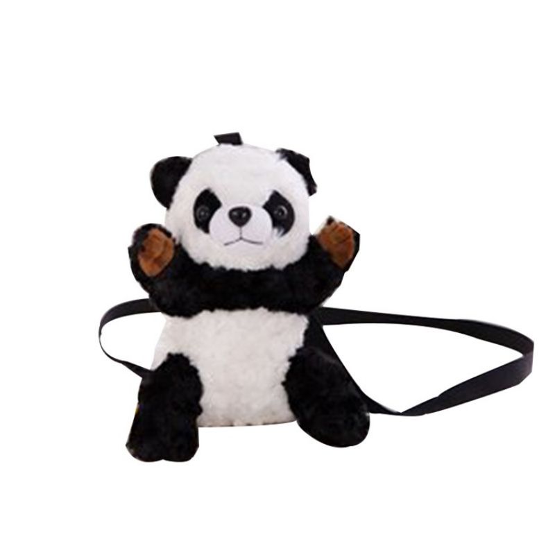 Nylon Panda Crossbody Laukut