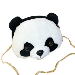 Panda Polyester Chain Crossbody Laukut