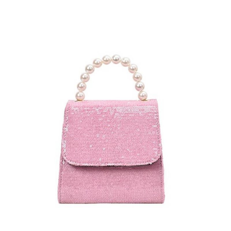 Pu Sequins Plain Paillette Crossbody Laukku