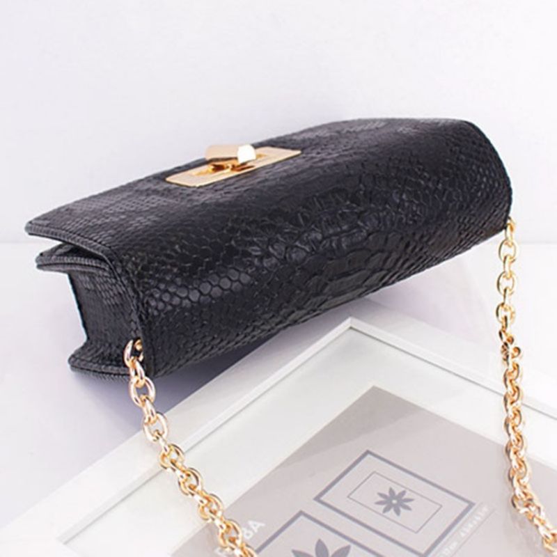 Retro Serpentine Chain Crossbody Laukku