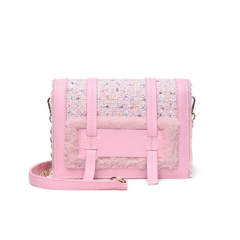 Ruudullinen Ketju Japanilainen Suorakulmio Crossbody Laukut