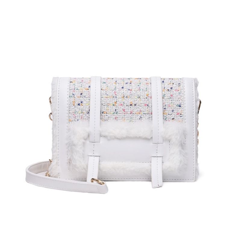 Ruudullinen Ketju Japanilainen Suorakulmio Crossbody Laukut