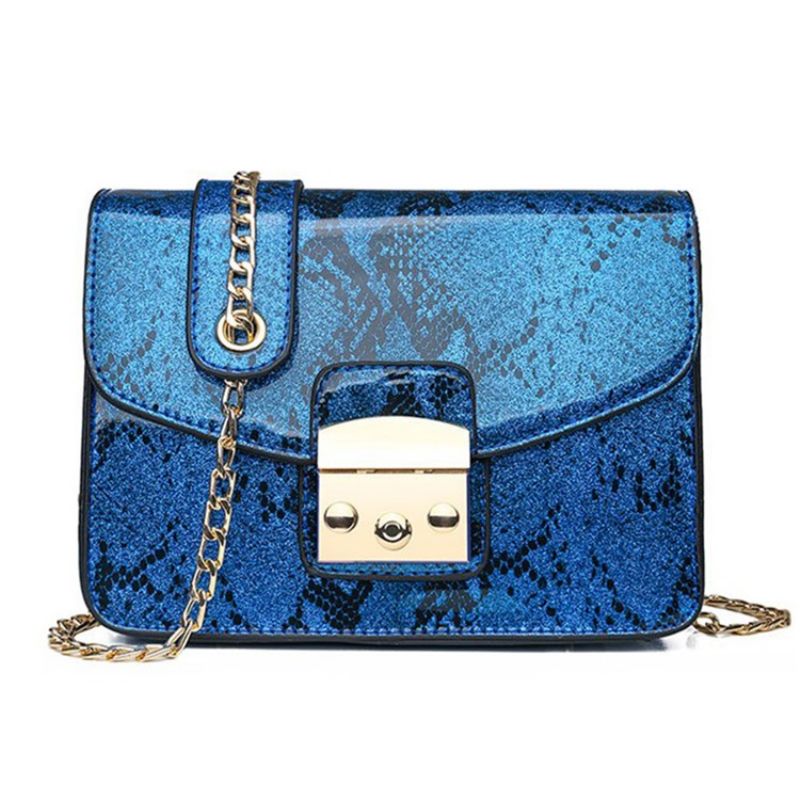 Serpentine Thread Suorakulmio Crossbody Laukut