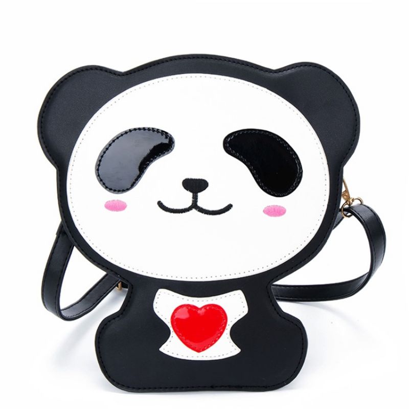 Söpö Cartoon Bear Design Crossbody Laukku