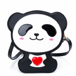 Söpö Cartoon Bear Design Crossbody Laukku