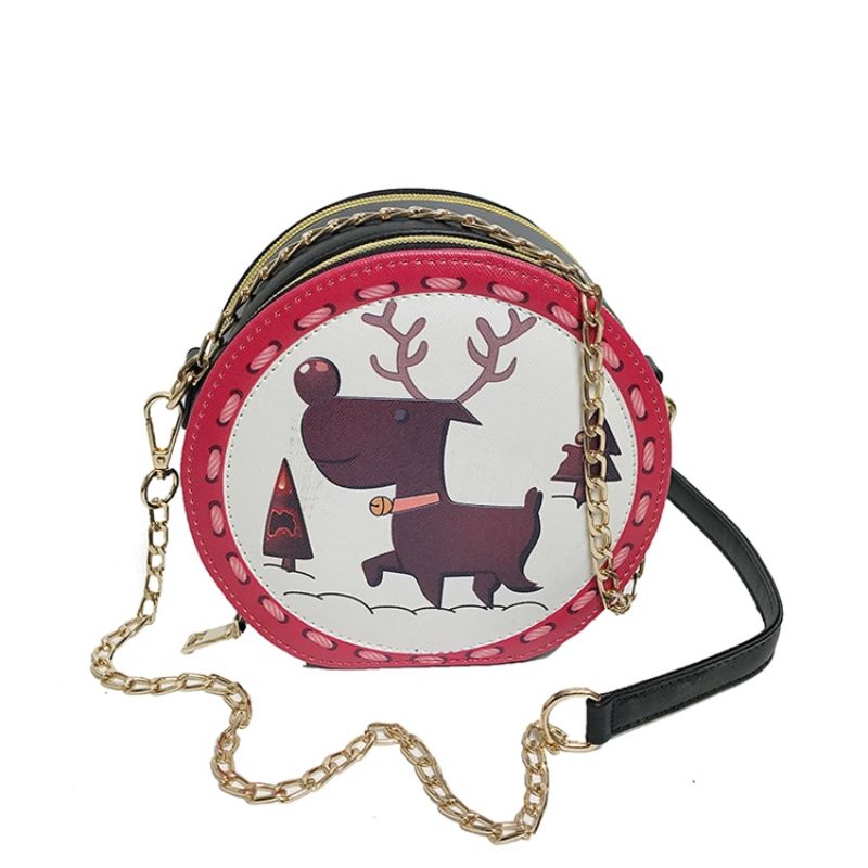 Söpöjä Sarjakuvakuvia Mini Crossbody Laukku