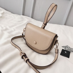 Tavalliset Pu-Satulapehmeät Crossbody-Laukut