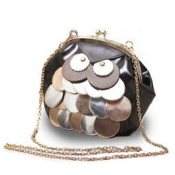 Uutuus Owl Design Chain Crossbody Bag