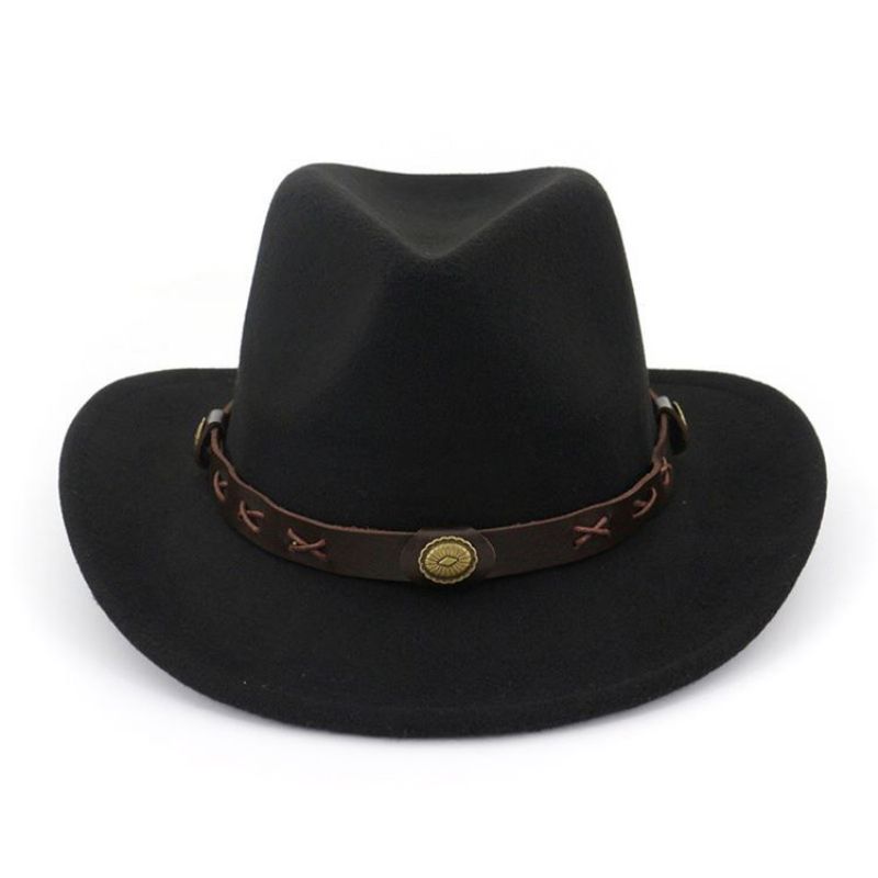 Cowboy Hat Hemming Plain Spring Hatut