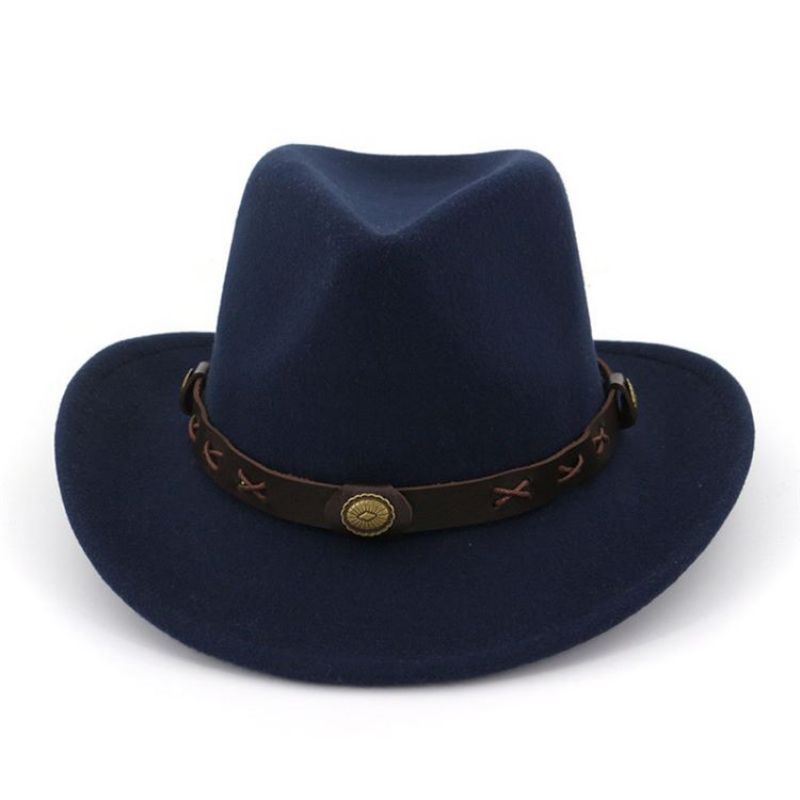 Cowboy Hat Hemming Plain Spring Hatut