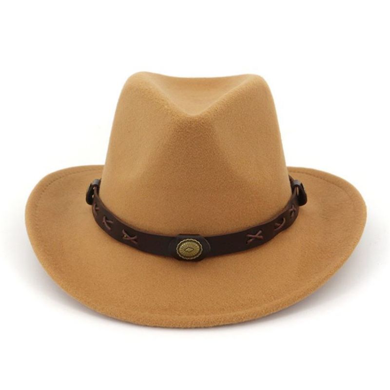 Cowboy Hat Hemming Plain Spring Hatut