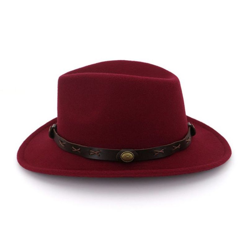 Cowboy Hat Hemming Plain Spring Hatut