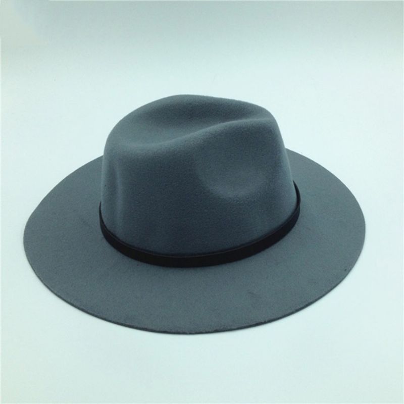 Fedora Wool Blends Tavallisia Talvihattuja