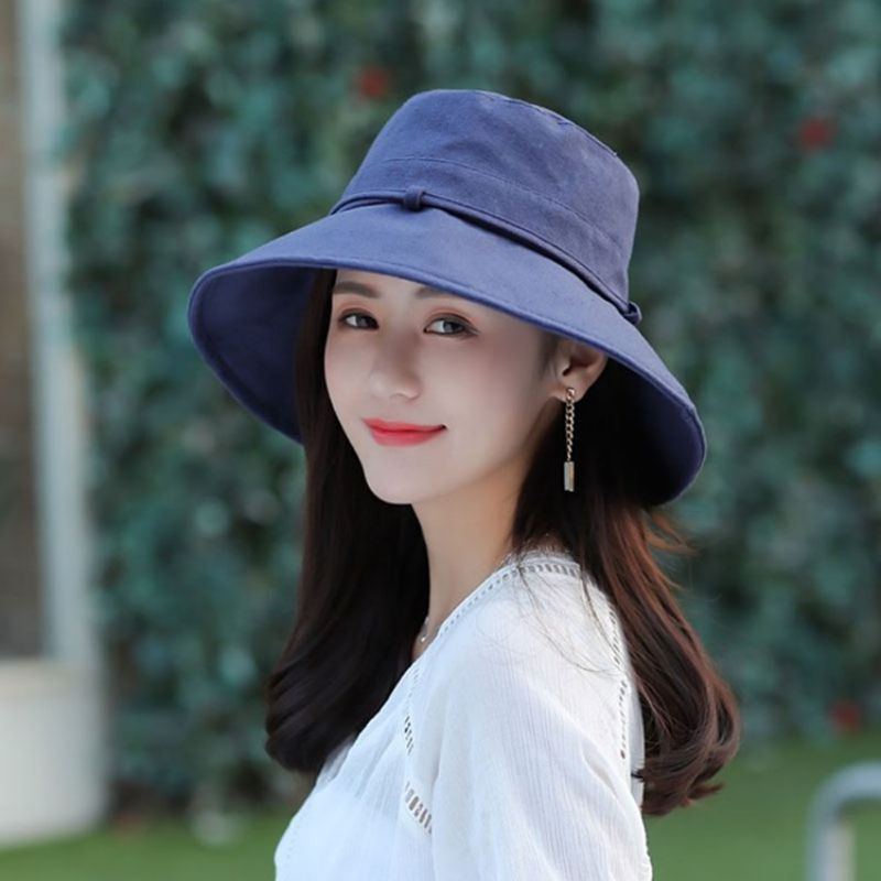 Korean Bowknot Fall Plain Hat