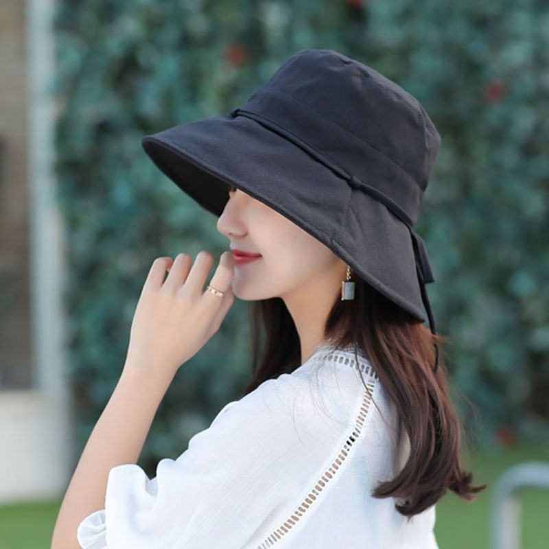 Korean Bowknot Fall Plain Hat