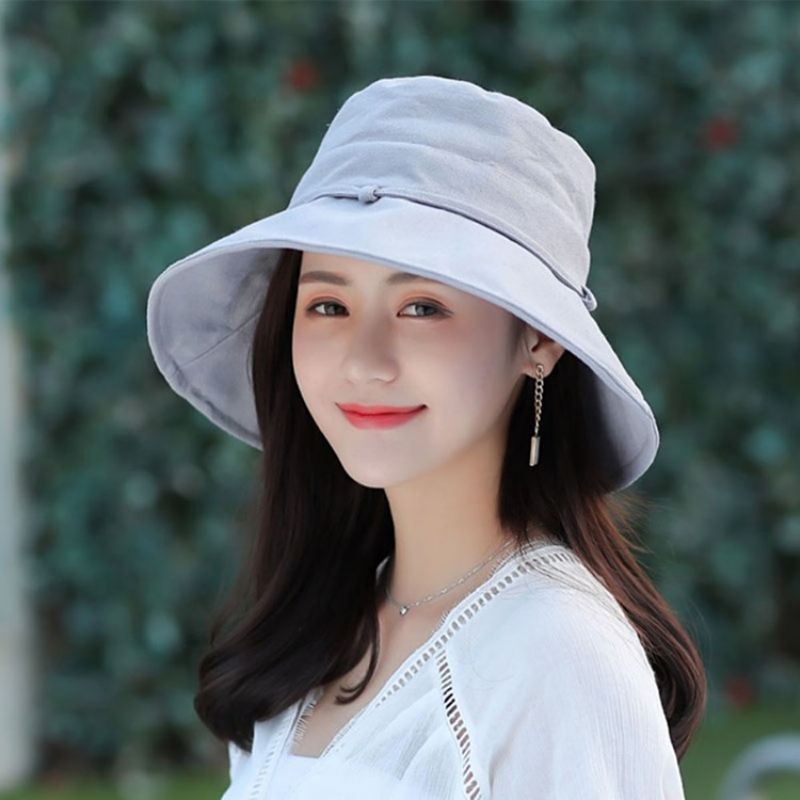 Korean Bowknot Fall Plain Hat