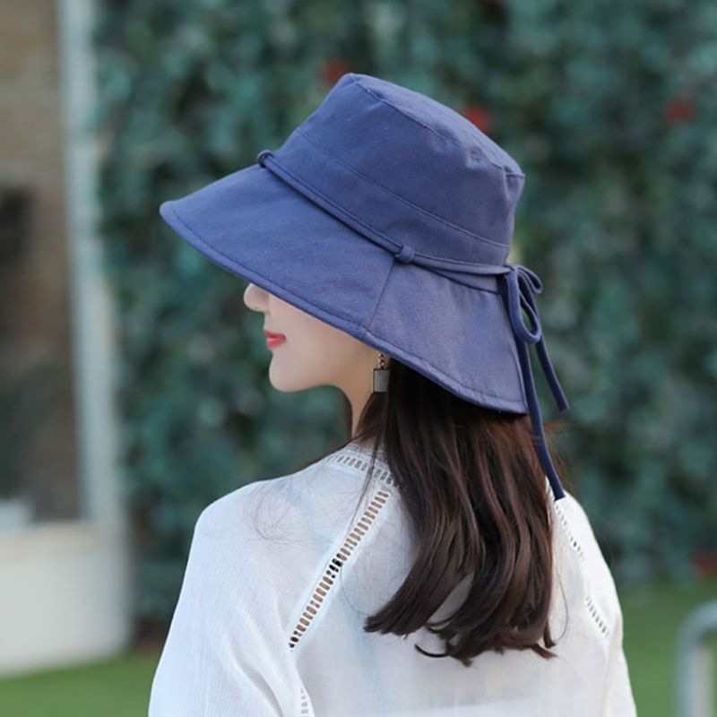 Korean Bowknot Fall Plain Hat