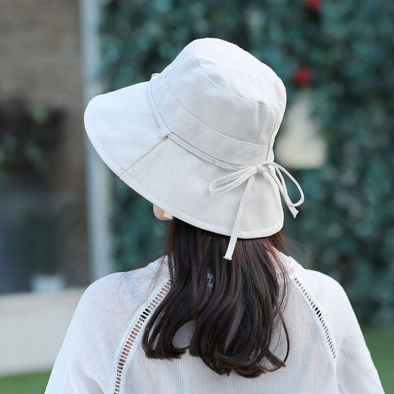 Korean Bowknot Fall Plain Hat