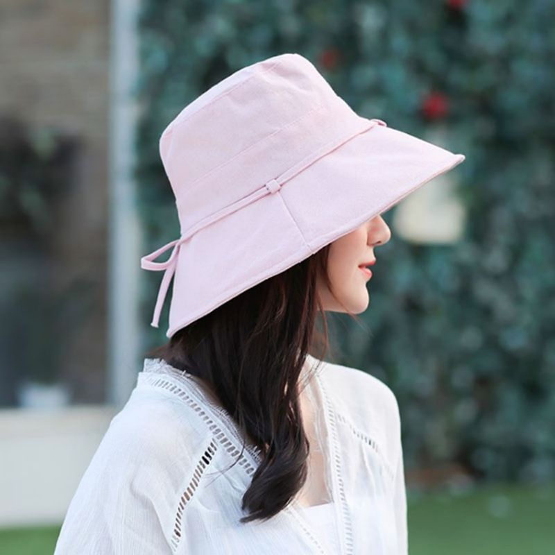 Korean Bowknot Fall Plain Hat