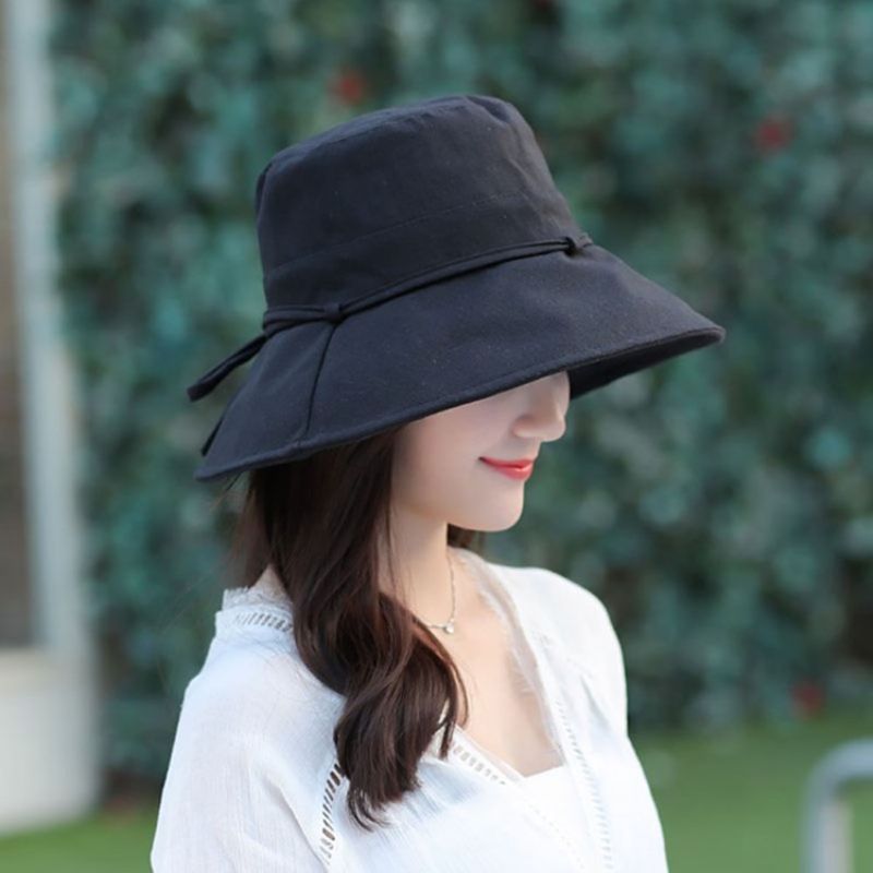 Korean Bowknot Fall Plain Hat