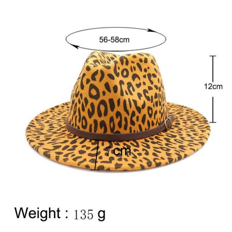 Print Muoti Leopard Fall hattuja