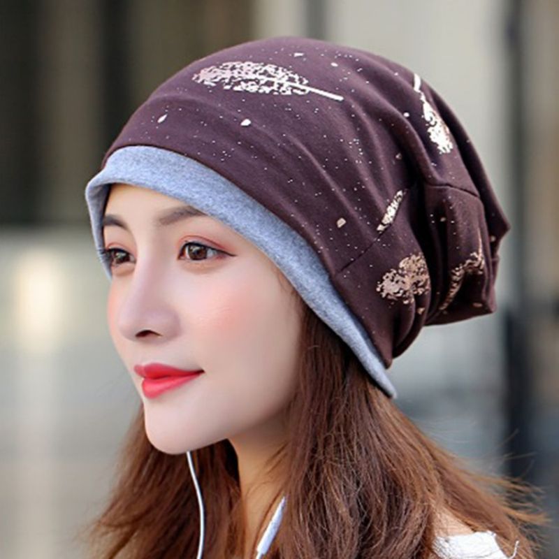 Print Skullies & Beanies Talvi Casual Naisten Hatut