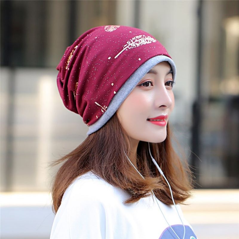 Print Skullies & Beanies Talvi Casual Naisten Hatut