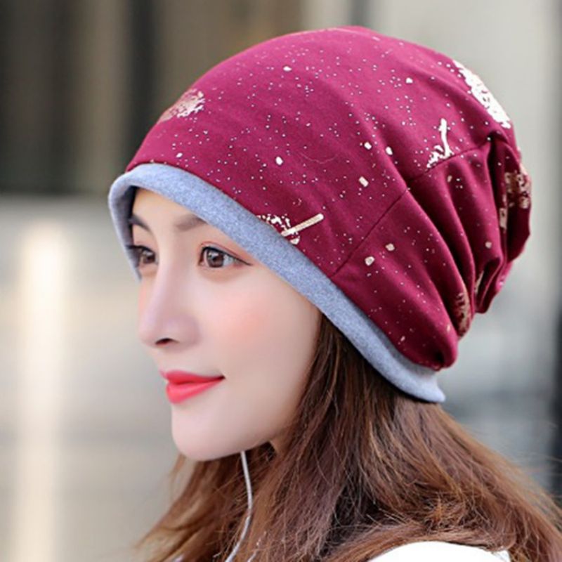 Print Skullies & Beanies Talvi Casual Naisten Hatut