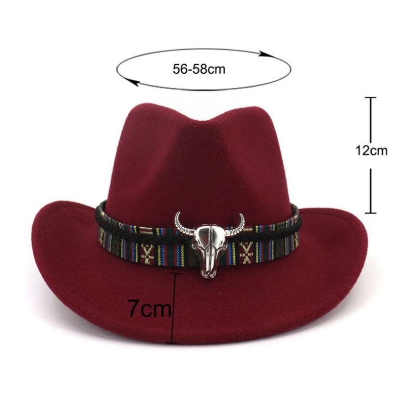 Villasekoituksia Säädettävä Cowboy-Hattu